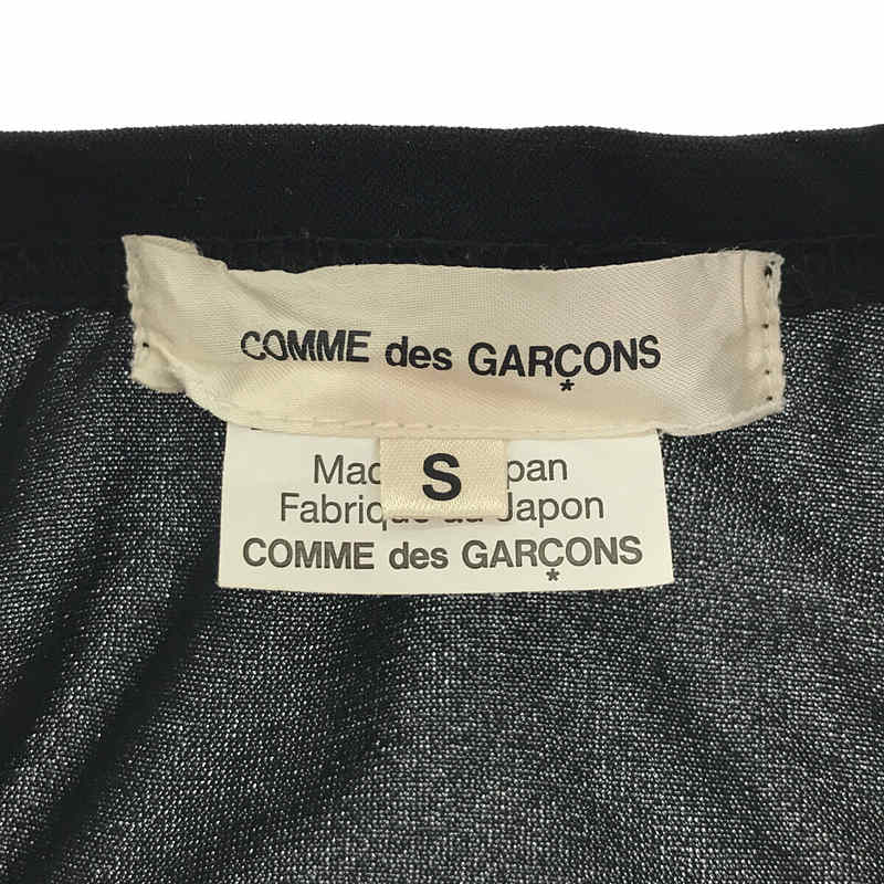 COMME des GARCONS / コムデギャルソン Roses & Blood / 薔薇と血 ポリエステル フリル カットソー