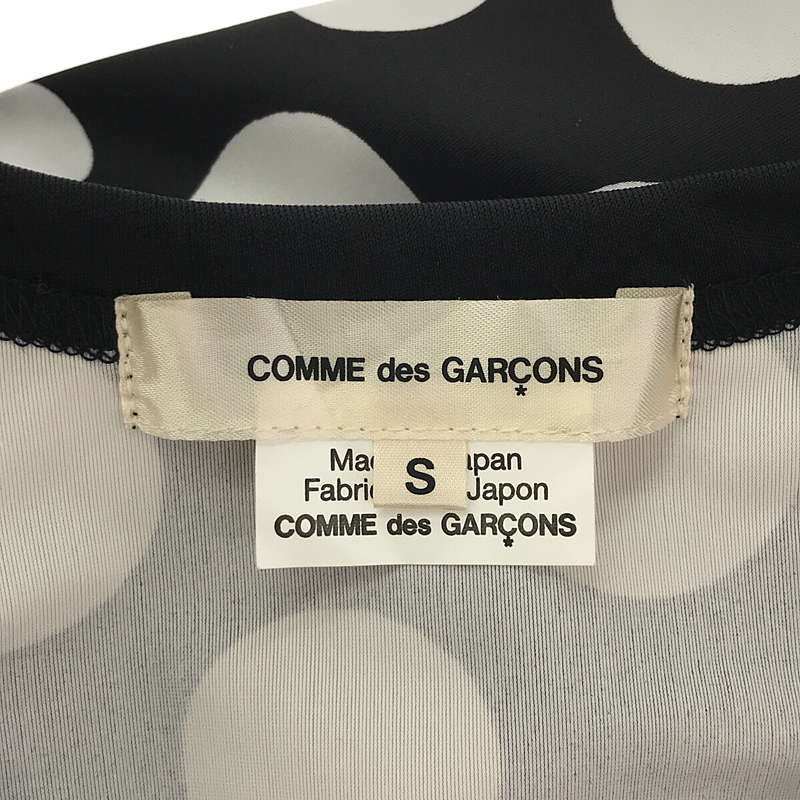 COMME des GARCONS / コムデギャルソン Landscape of Shadow / モノクロームの風景 ポリエステル 変形 レイヤード ドット ワイド ワンピース