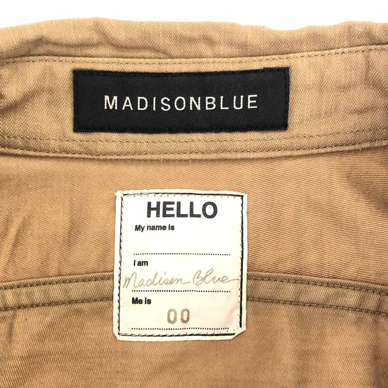 MADISON BLUE / マディソンブルー パールボタン シャツワンピース