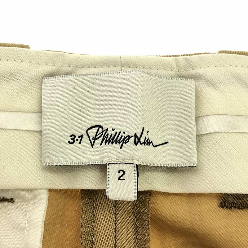 3.1 Phillip Lim / スリーワンフィリップリム ウール ワイド ロールアップパンツ