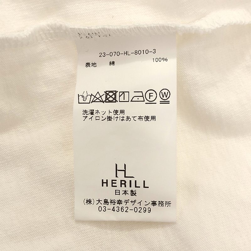 HERILL / ヘリル Seaislandsinker-T L/S シーアイランドシンカーロングスリーブTシャツ