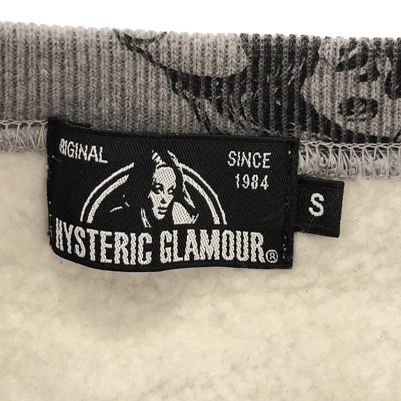 HYSTERIC GLAMOUR / ヒステリックグラマー HYS BOX総柄スウェット ユニセックス