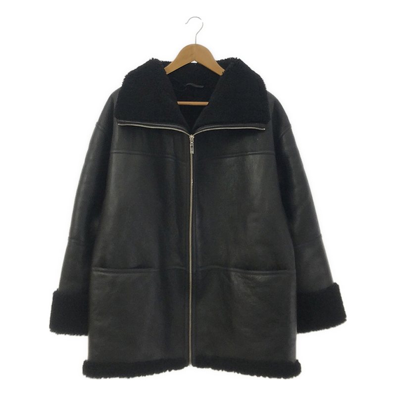 MENFI OVERSIZED SHIEARLING COAT ムートンコート