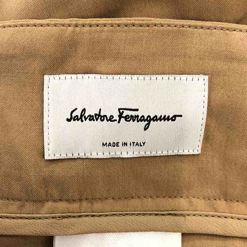 Salvatore Ferragamo / サルヴァトーレフェラガモ silk 100％ / シルク ウエストゴム スラックス イージーパンツ