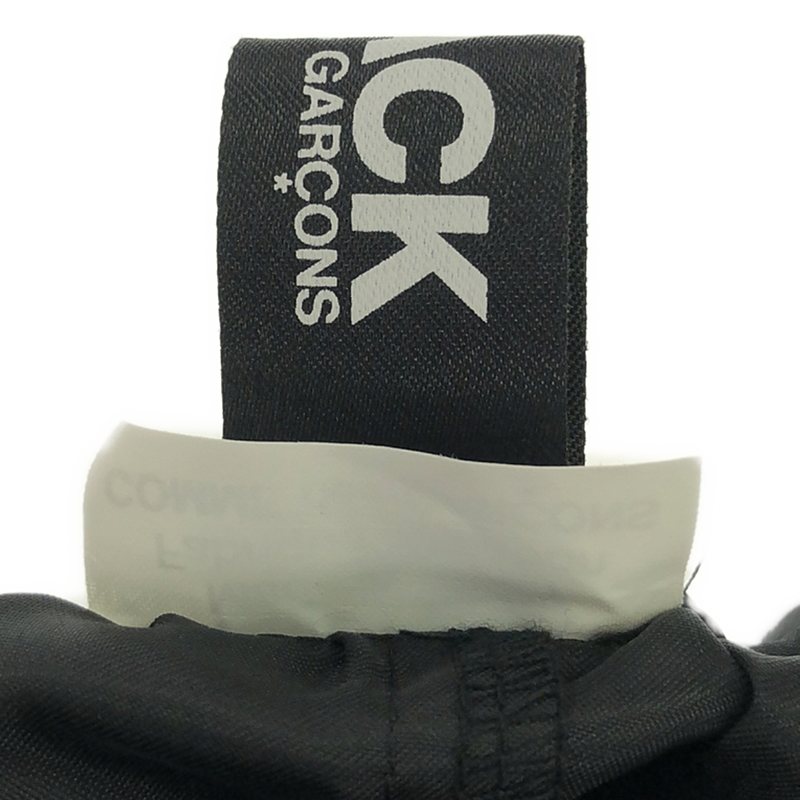 BLACK COMME des GARCONS / ブラックコムデギャルソン ポリエステル ドローストリング プリーツ ボリューム ロングスカート