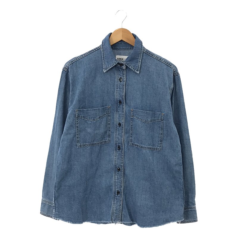 ASKKNY / エーエスケーケーエヌワイ  OVERSIZED DENIM SHIRT オーバーサイズ デニムシャツ