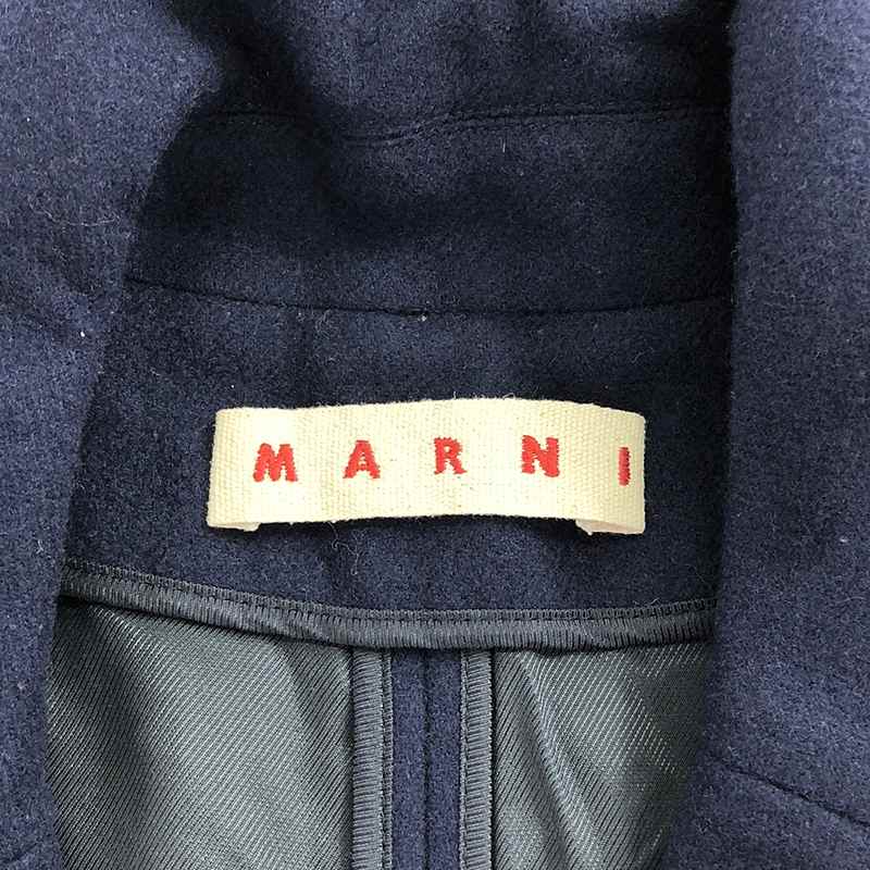 MARNI / マルニ センターベント ウール ロング チェスター コート