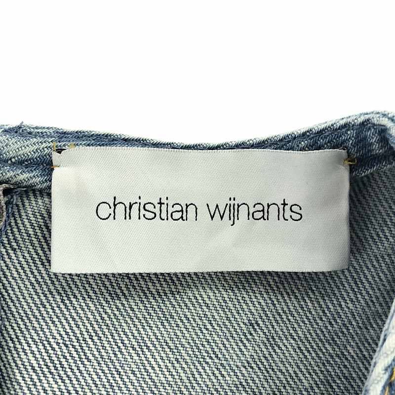 Christian Wijnants / クリスチャンワイナンツ TUMAS デニム アシンメトリーブラウス