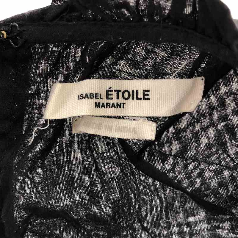 ISABEL MARANT ETOILE / イザベルマランエトワール VIVIA TOP フリル レース刺しゅう 半袖ブラウス