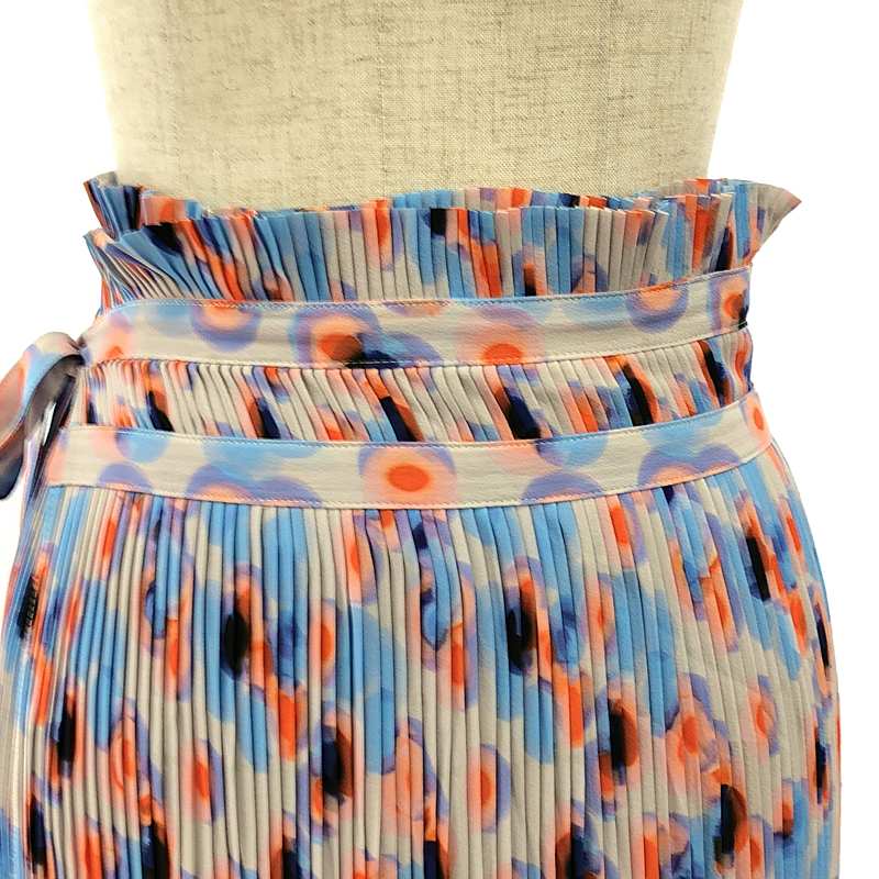 HENRIK VIBSKOV / ヘンリックヴィブスコフ Satellite Plisse Kaftan Blouse Light Moon Flowers ラップスカート