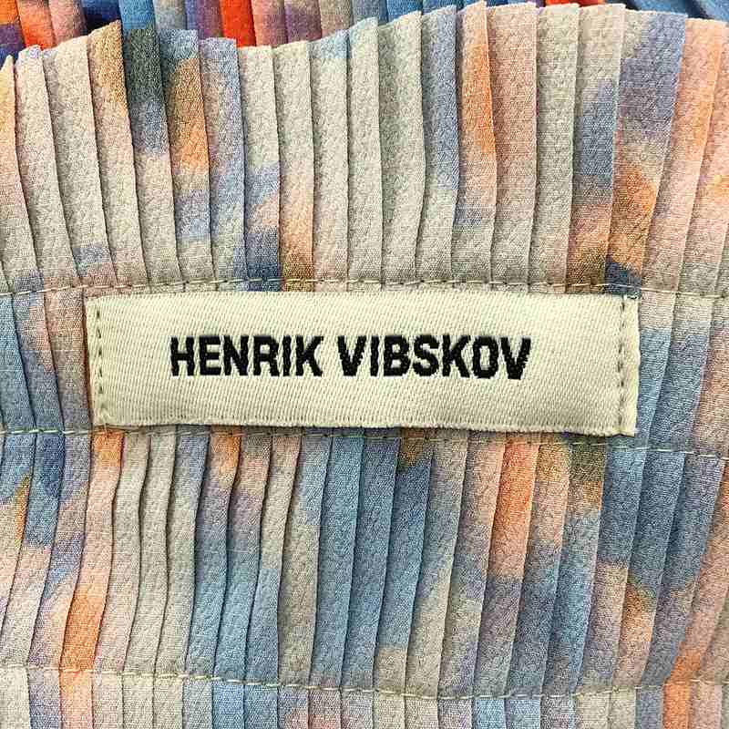 HENRIK VIBSKOV / ヘンリックヴィブスコフ Satellite Plisse Kaftan Blouse Light Moon Flowers ラップスカート