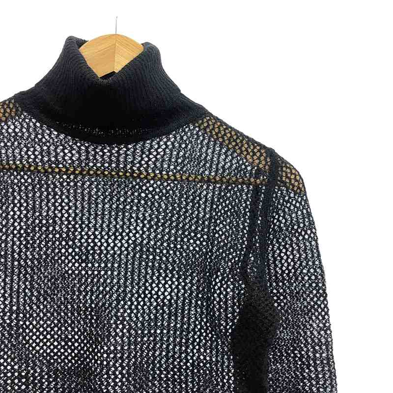 GUCCI / グッチ ウール モヘヤ インターロッキング ロゴ タートルネック ニット プルオーバー