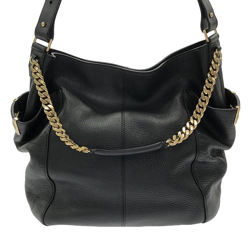 JIMMY CHOO / ジミーチュウ 2way レザー チェーン ショルダーバッグ