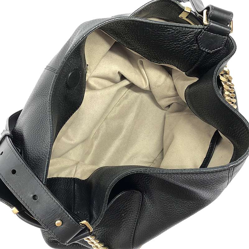 JIMMY CHOO / ジミーチュウ 2way レザー チェーン ショルダーバッグ