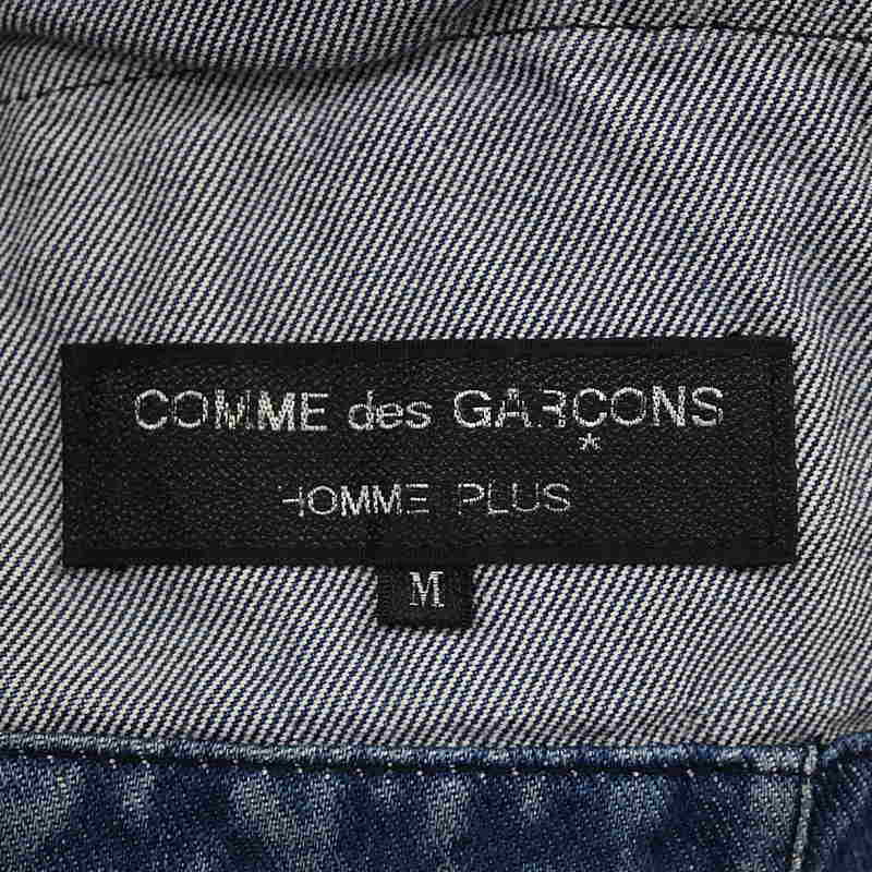 COMME des GARCONS HOMME PLUS / コムデギャルソンオムプリュス エスニック刺繍 切替デニムベスト