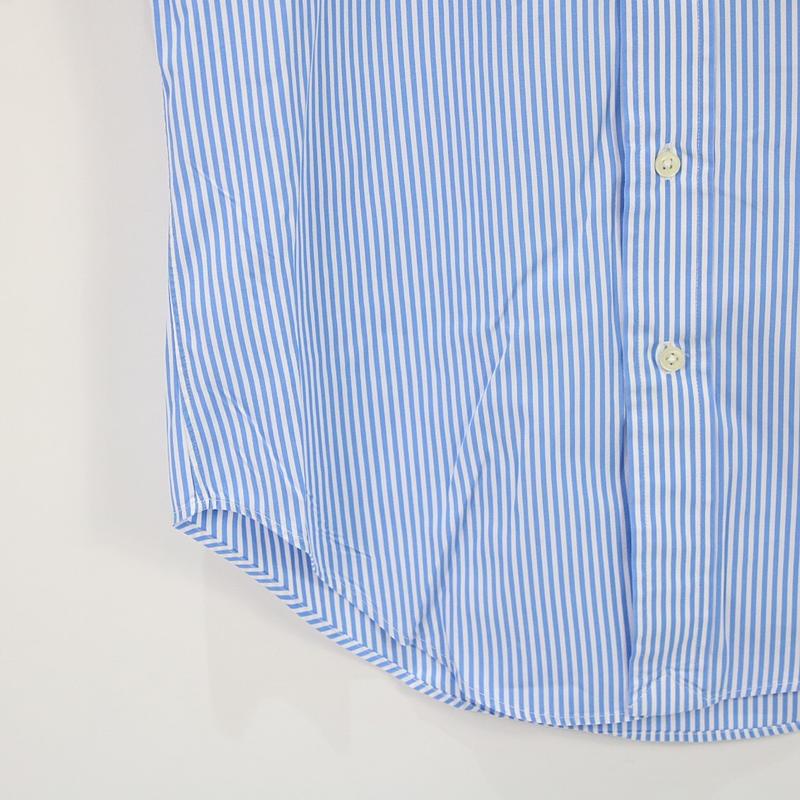 RALPH LAUREN / ラルフローレン CLASSIC FIT ロゴ刺繍 半袖ストライプシャツ