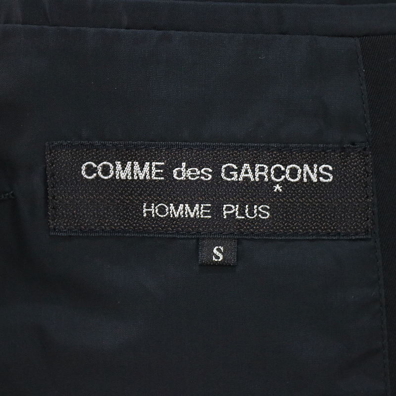 COMME des GARCONS HOMME PLUS / コムデギャルソンオムプリュス ウールギャバ ダブルピークドラペル ダブルテーラードジャケット