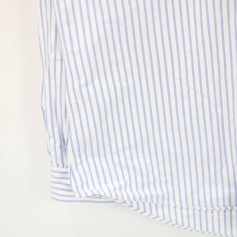 RALPH LAUREN / ラルフローレン ロゴ刺繍オックスフォードストライプボタンダウンシャツ