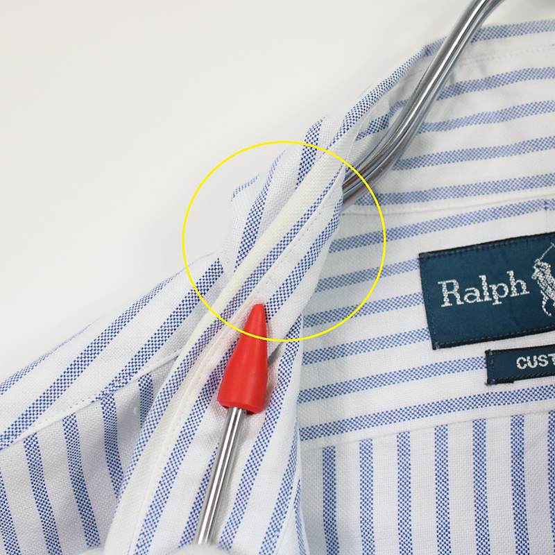 RALPH LAUREN / ラルフローレン ロゴ刺繍オックスフォードストライプボタンダウンシャツ