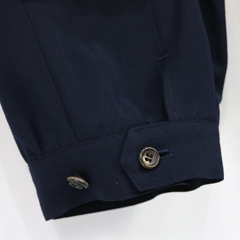 COMME des GARCONS HOMME PLUS / コムデギャルソンオムプリュス ウールギャバ 裾ボタン ツータックスラックス