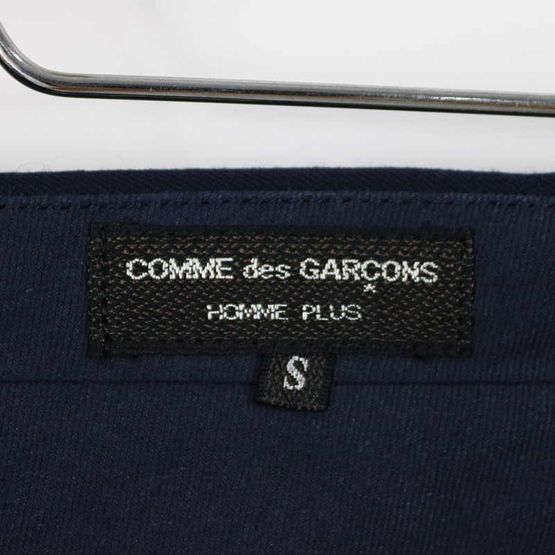 COMME des GARCONS HOMME PLUS / コムデギャルソンオムプリュス ウールギャバ 裾ボタン ツータックスラックス