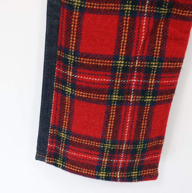 JUNYA WATANABE MAN / ジュンヤワタナベマン ×Levi's JW503 チェックドッキングデニムパンツ