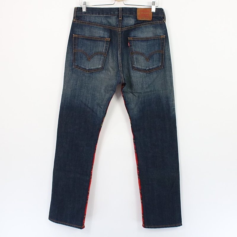 JUNYA WATANABE MAN / ジュンヤワタナベマン ×Levi's JW503 チェックドッキングデニムパンツ