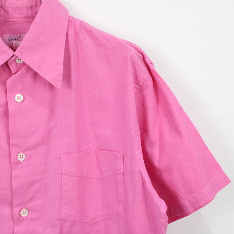 YOHJI YAMAMOTO POUR HOMME / ヨウジヤマモトプールオム 製品染め コットン半袖シャツ