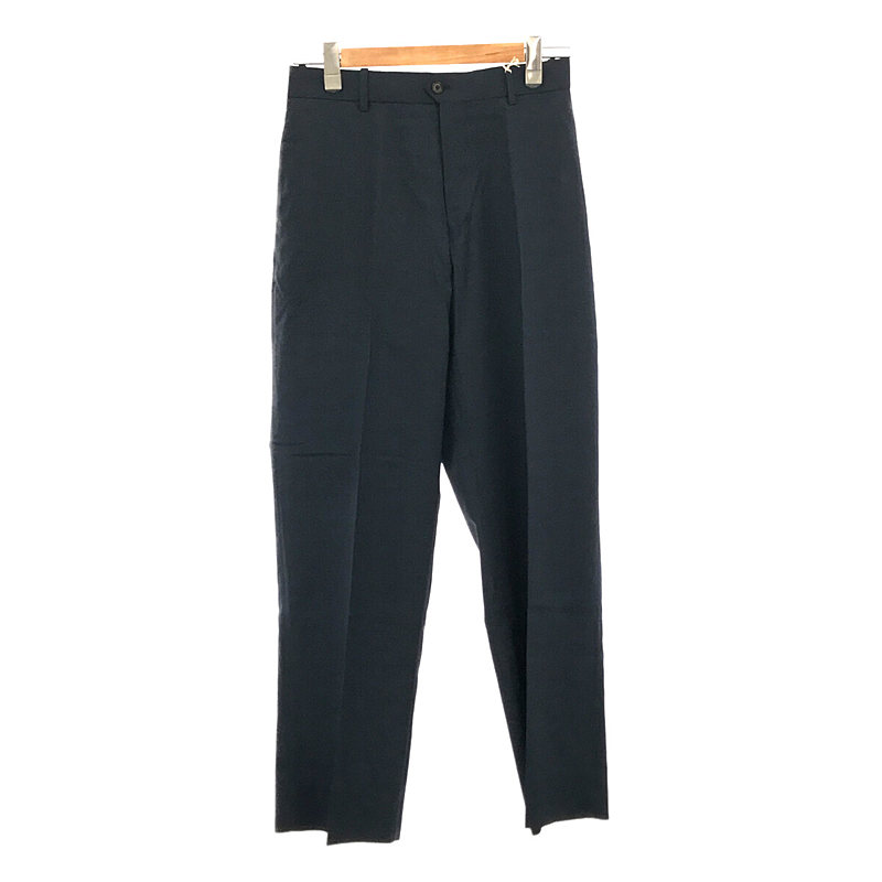 FLAT FRONT TROUSERS - SUPER 120s WOOL TROPICAL スラックスパンツ