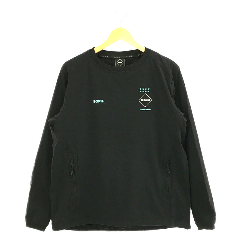 LYCRA TRACK CREWNECK TOP トラッククルーネックトップ 両面ロゴ ポケット付きトレーニング ウェアFCRB /  エフシーレアルブリストル