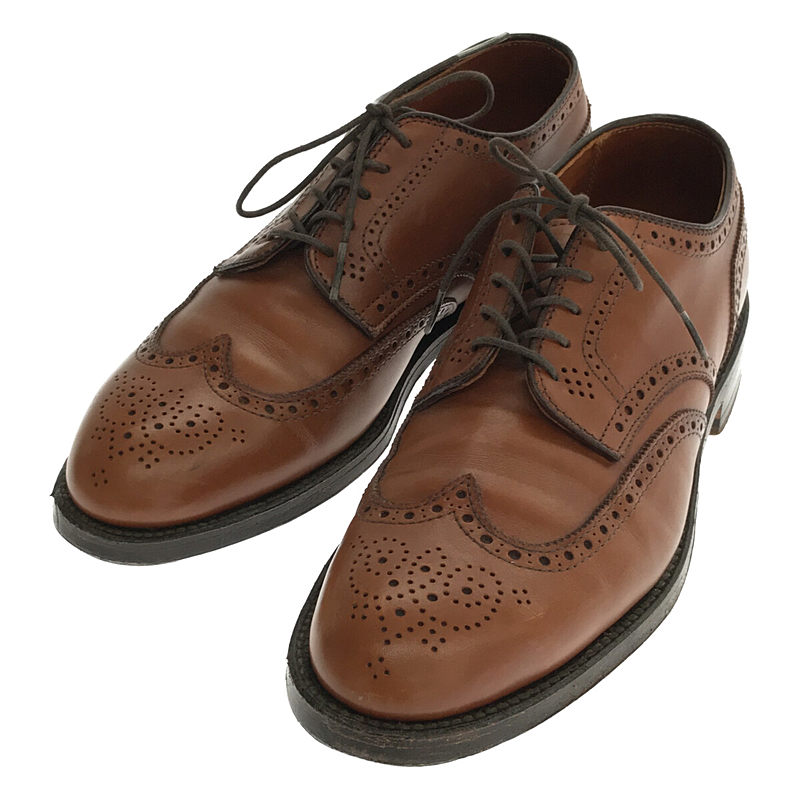 【美品】  ALDEN / オールデン | × ANATOMICA / アナトミカ 別注 53791 モディファイドラスト レザー 切替 ドレスシューズ / 純正シューツリー付き | 10 | brown | メンズ