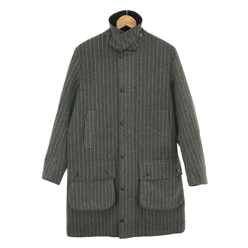 SL BORDER Bonded Wool ボーダー ボンデッドウール ロング コート