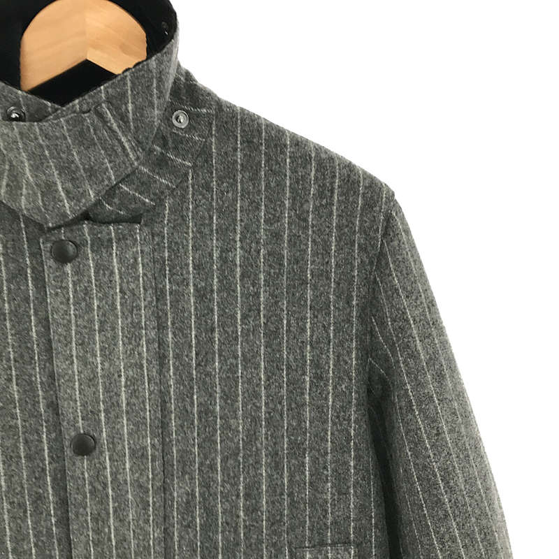 Barbour / バブアー SL BORDER Bonded Wool ボーダー ボンデッドウール ロング コート