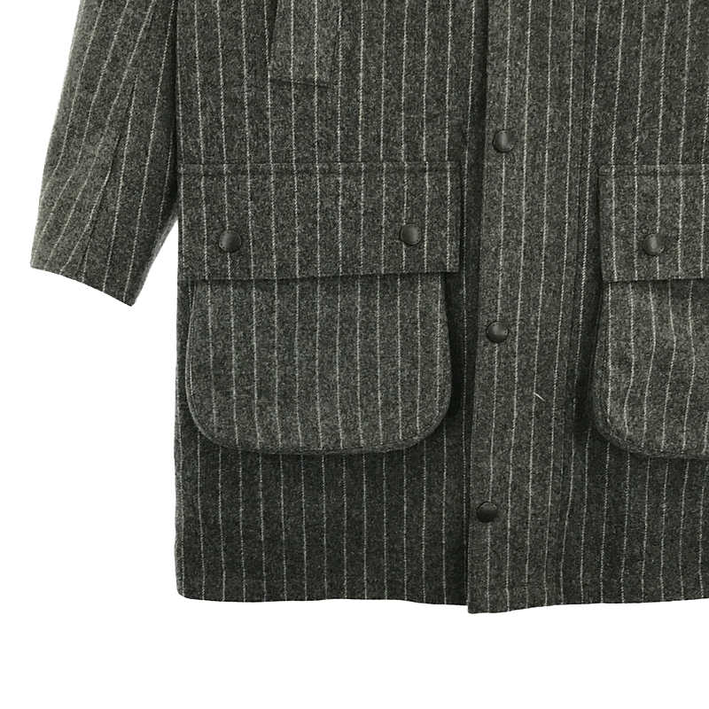 Barbour / バブアー SL BORDER Bonded Wool ボーダー ボンデッドウール ロング コート