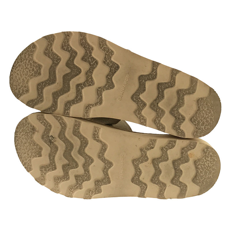 CAMINANDO / カミナンド スエード レザー バックルストラップ サンダル