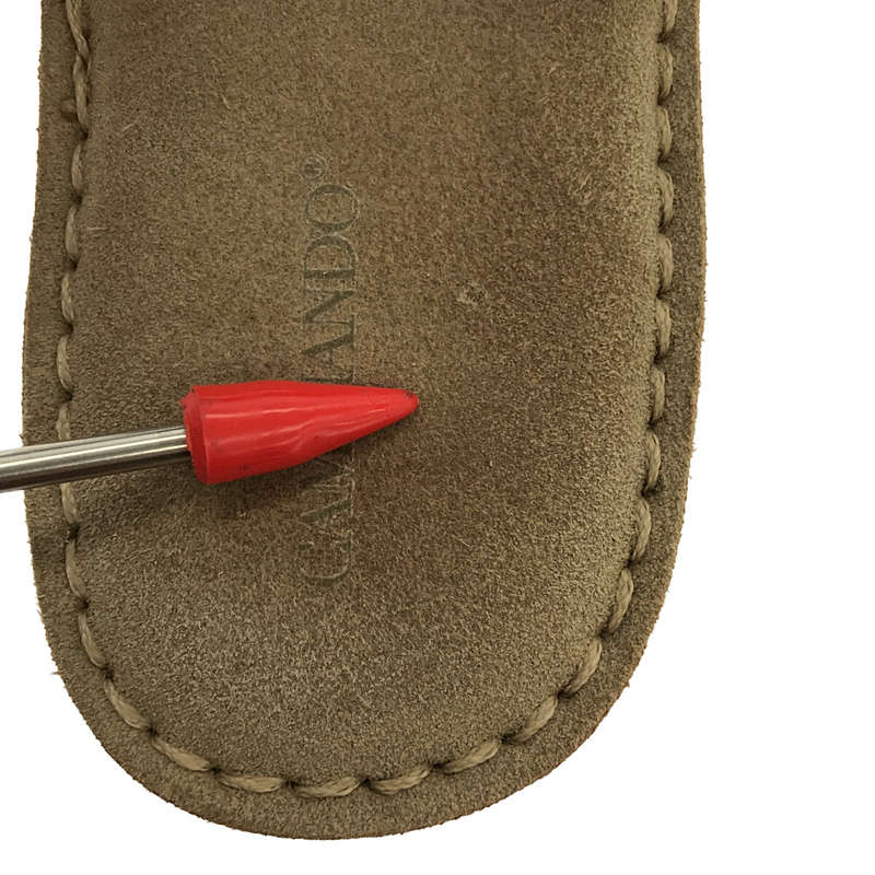 CAMINANDO / カミナンド スエード レザー バックルストラップ サンダル