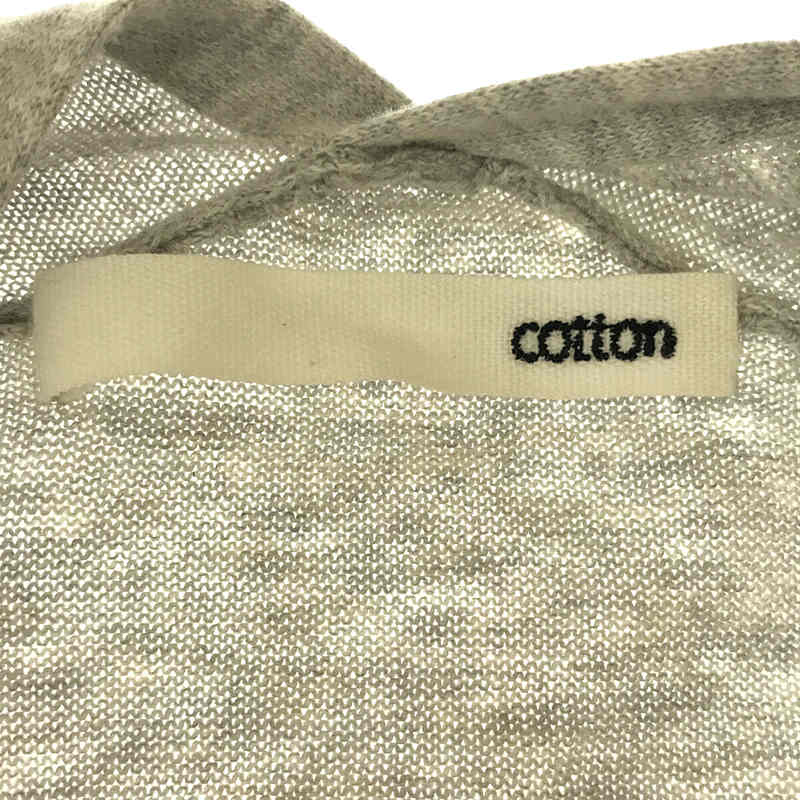 evam eva / エヴァムエヴァ raising cotton robe ライジングコットンローブ ロング カーディガン コーディガン