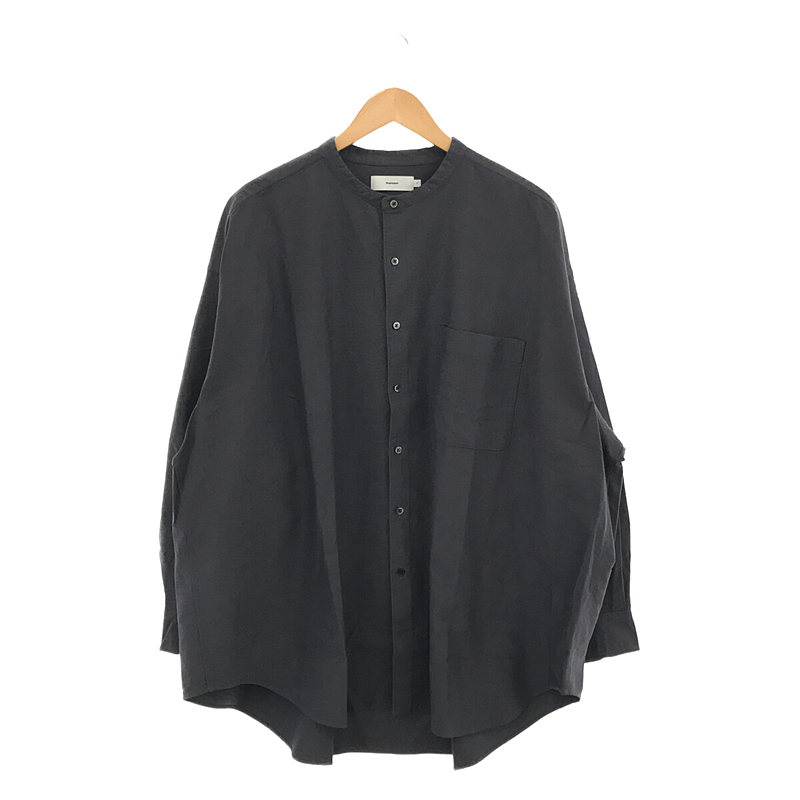 Oxford Oversized Band Collar Shirt  バンドカラーシャツ