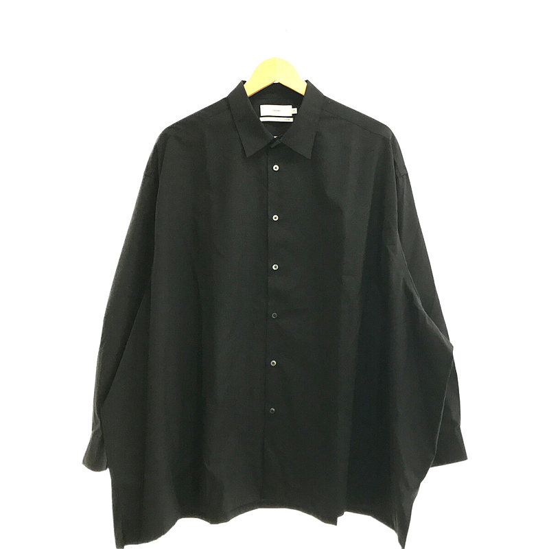 FINE WOOL TROPICAL OVERSIZED SHIRT トロピカルウール シャツ