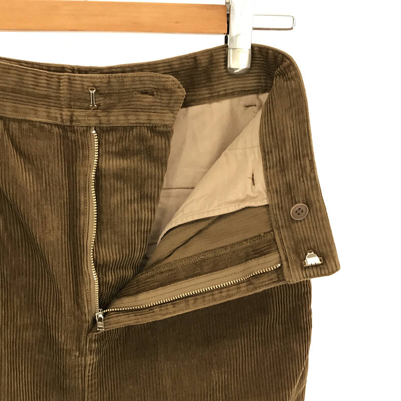 IENA / イエナ コットンコーデュロイ 太コールタックスカート