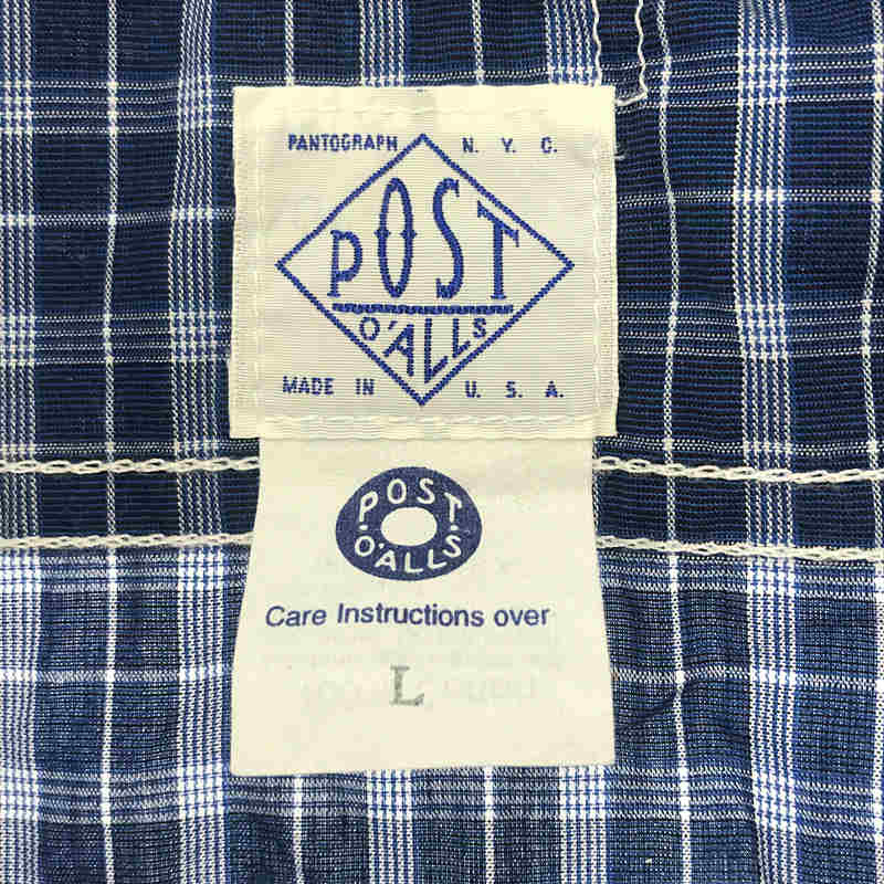 POST O'ALLS / ポストオーバーオールズ USA / C-POST 1ポケット ワークシャツ