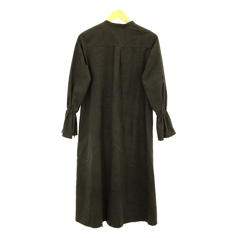 RELDI / レルディ DISTORT DRESS カットオフフランネル ドレス ワンピース