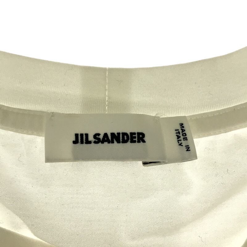 JIL SANDER / ジルサンダー シルク切替 オーバーサイズTシャツ