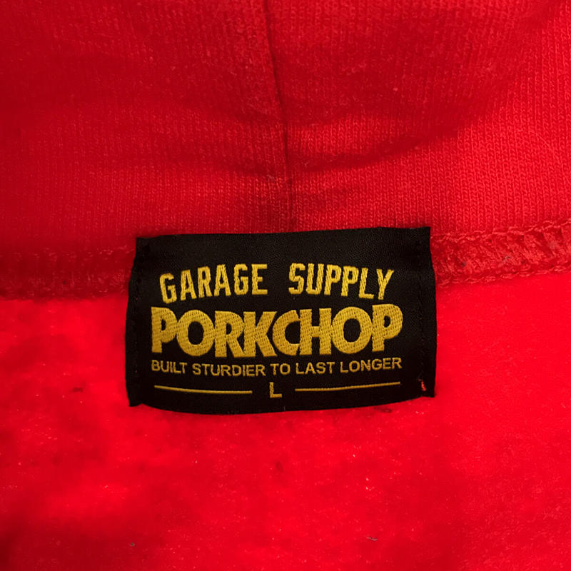 PORK CHOP / ポークチョップ PORK BACK HOODIE バックプリント プルオーバ パーカー フーディー