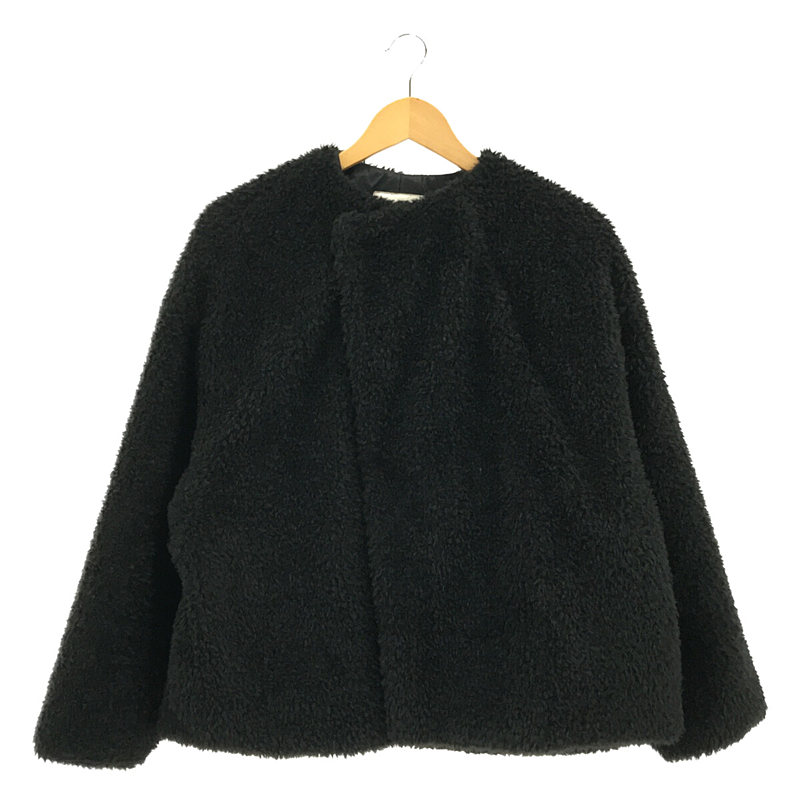 2way FAUX SHEARLING JACKET リバーシブル フェイクムートン ボア キルティング ライナー ジャケット ブルゾン