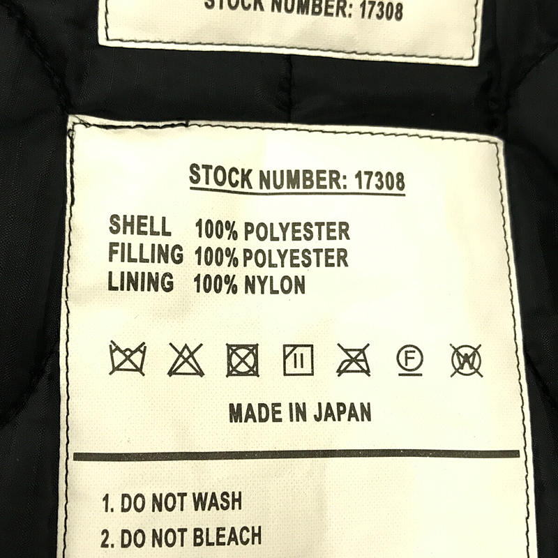 2way FAUX SHEARLING JACKET リバーシブル フェイクムートン ボア キルティング ライナー ジャケット ブルゾンHYKE / ハイク