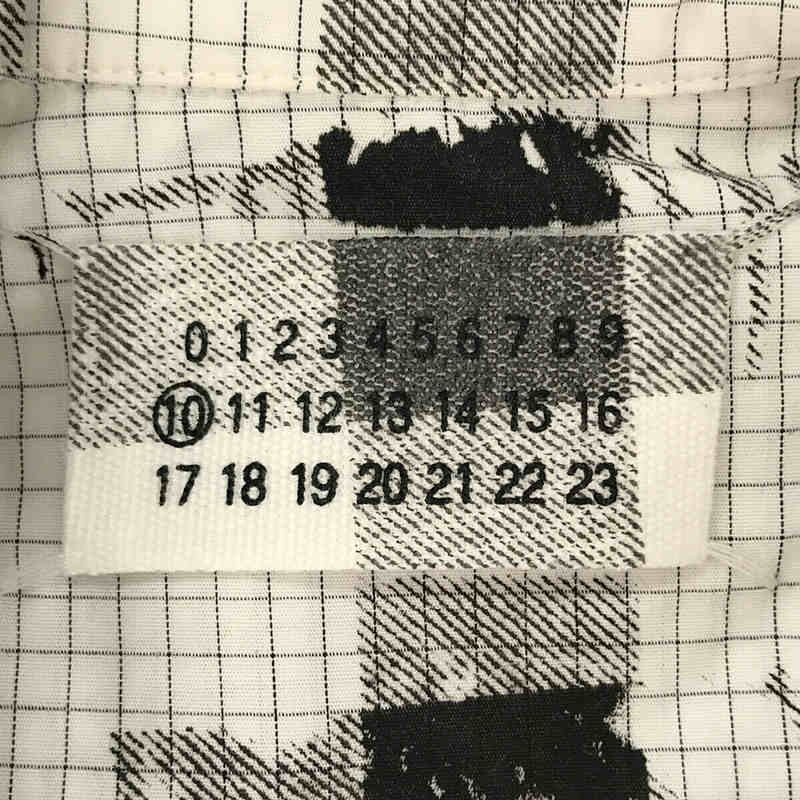Martin Margiela / マルタンマルジェラ 初期 本人期 チェック スタンプペイント シャツ