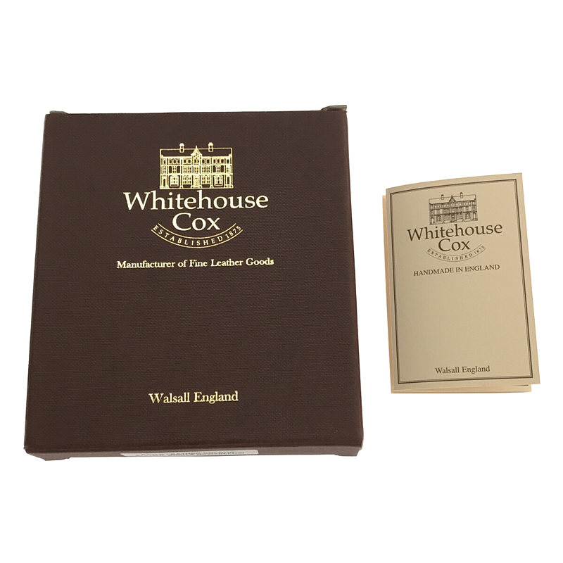 Whitehouse Cox / ホワイトハウスコックス S7412  NAME CARD CASE BRIDLE ブライドルレザー 名刺入れ カードケース