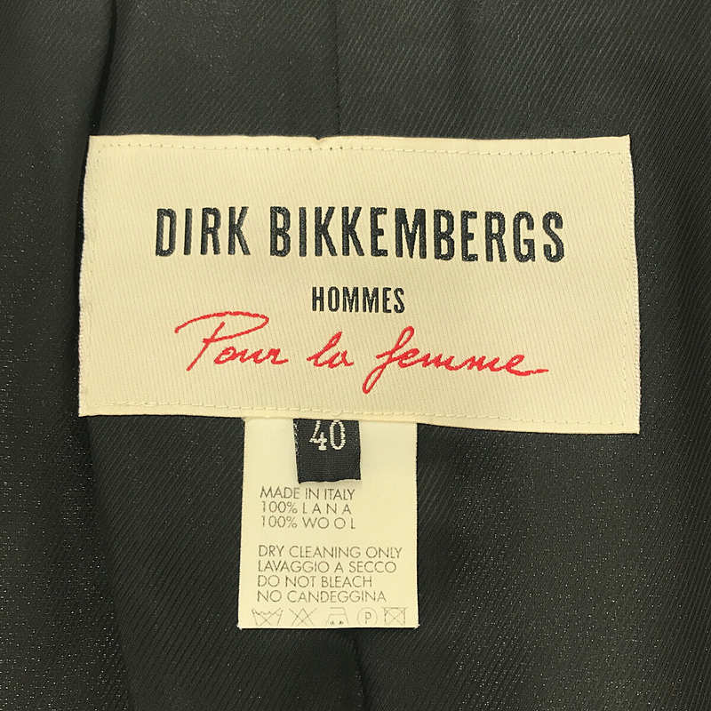 DIRK BIKKEMBERGS / ダークビッケンバーグ イタリア製 2B シングルブレスト センターベント テーラード ジャケット