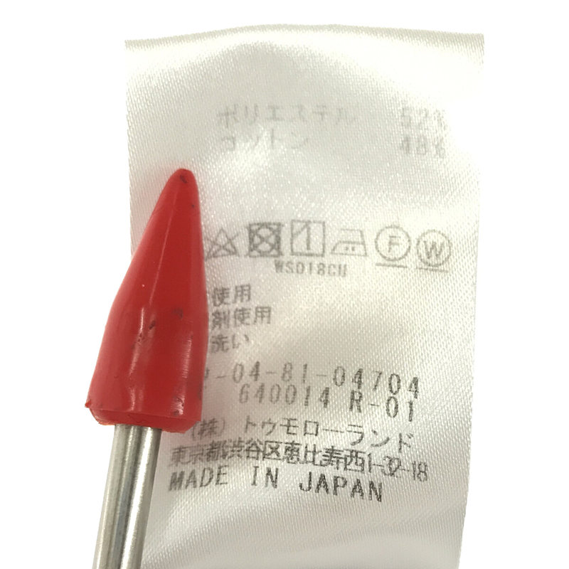 DES PRES / デプレ サイドジップ チェック ワイドパンツ